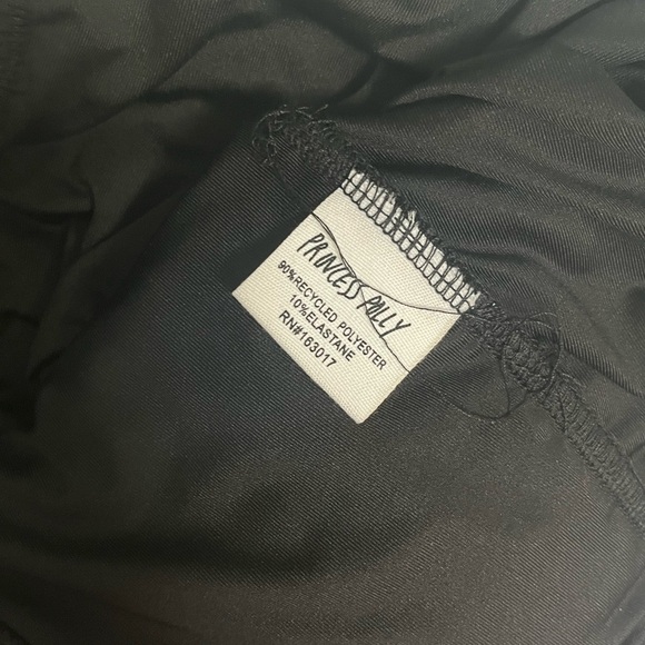 NWOT. Black Princess Polly Size 6 Ruched Mesh Mini Dress. Going out, clubbing. - Picture 3 of 5